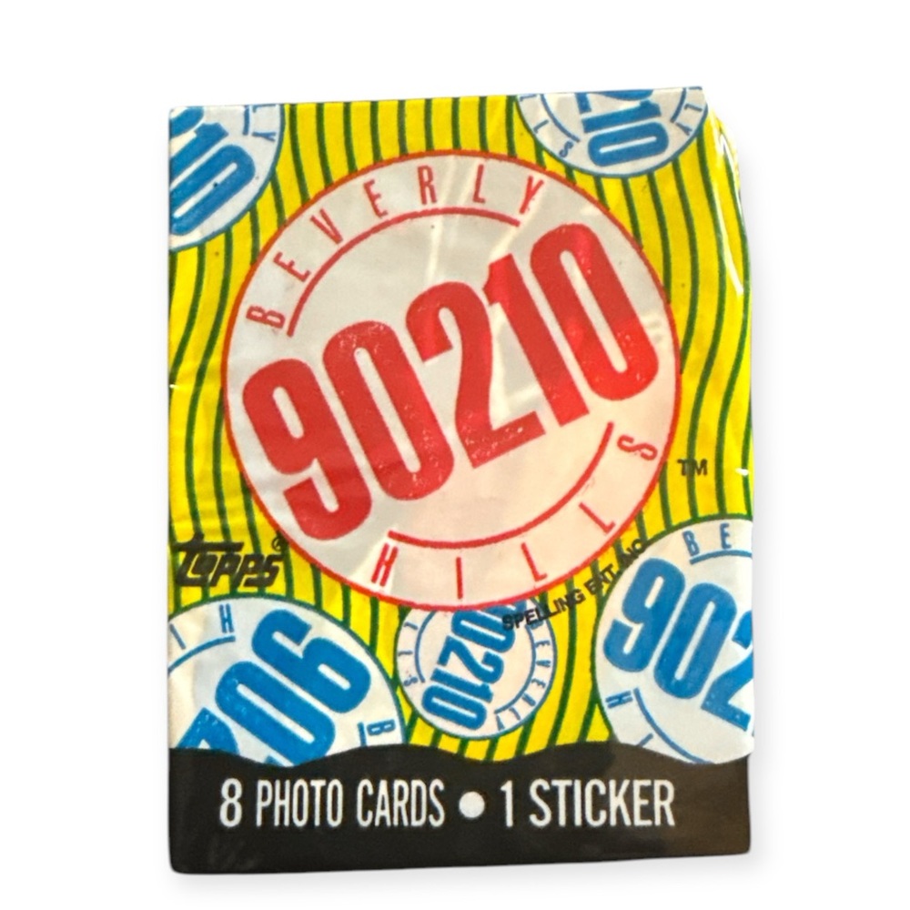 Beverly Hills 90210‎ 8 Photo Cards + Sticker Pack 1991, NEW/SEALED